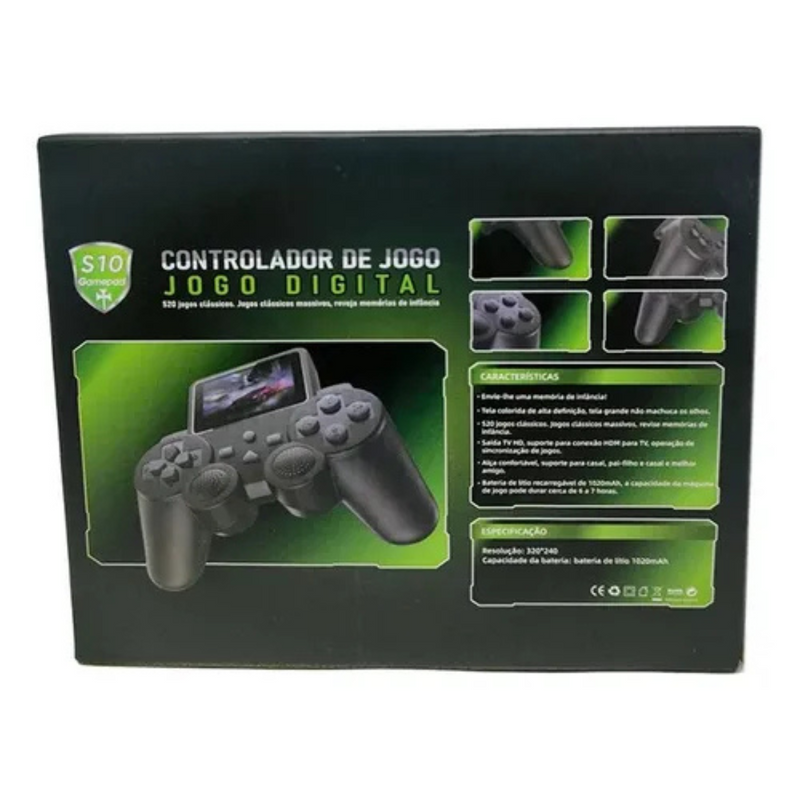 Controle Portátil Game Stick S10 – 520 Jogos
