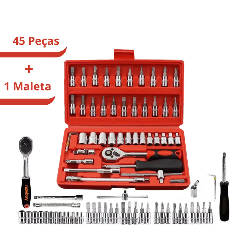 Jogo de Ferramentas com 46 Peças