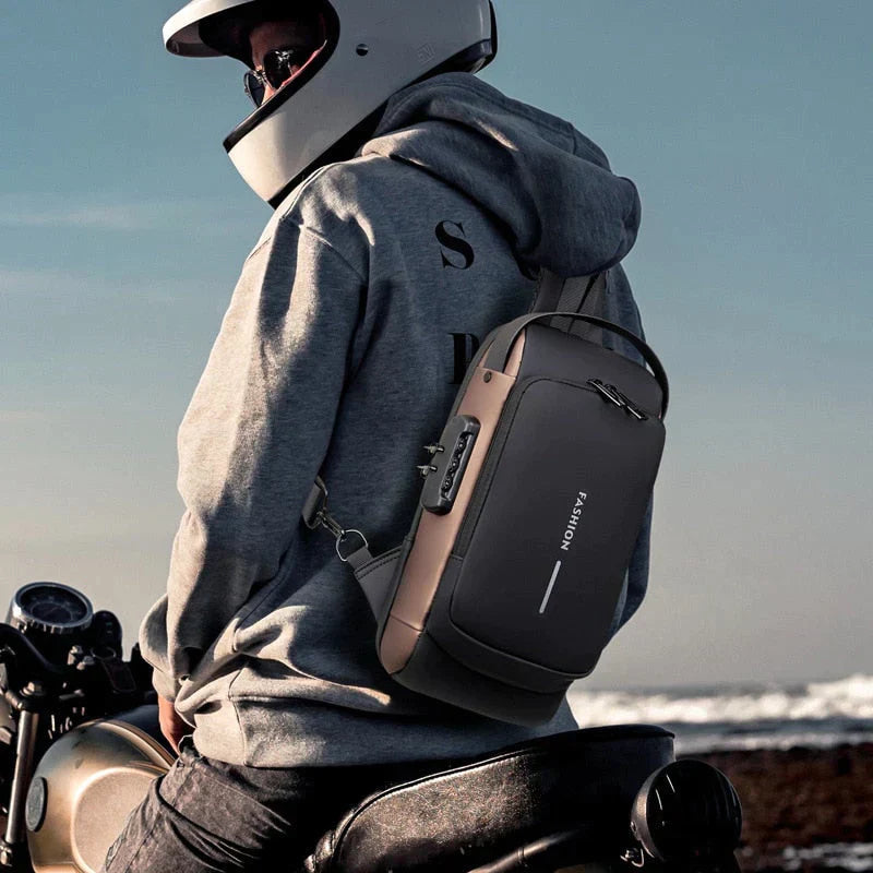 Mochila Sling Fashion anti-furto (Unissex)