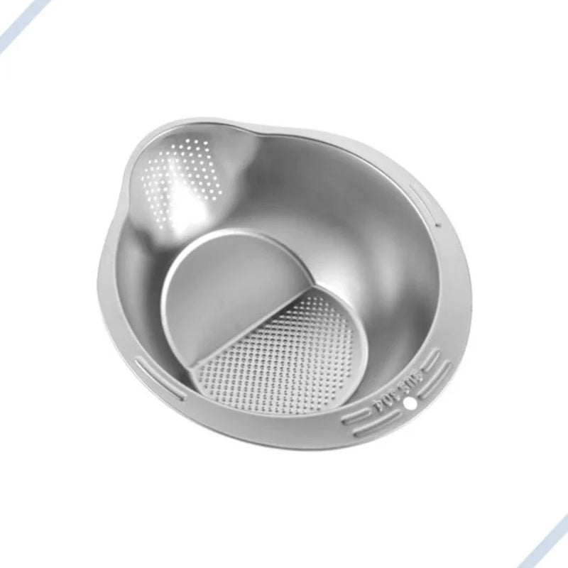 Escorredor de Arroz de Aço Inox