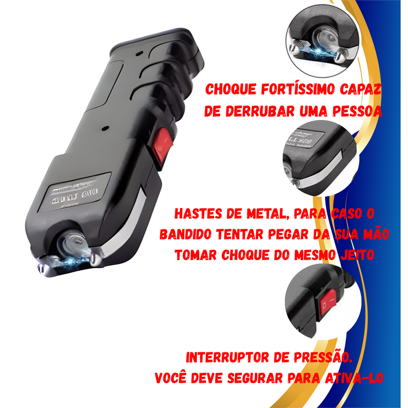 Lanterna Tática Auto DFS + Coldre de Brinde