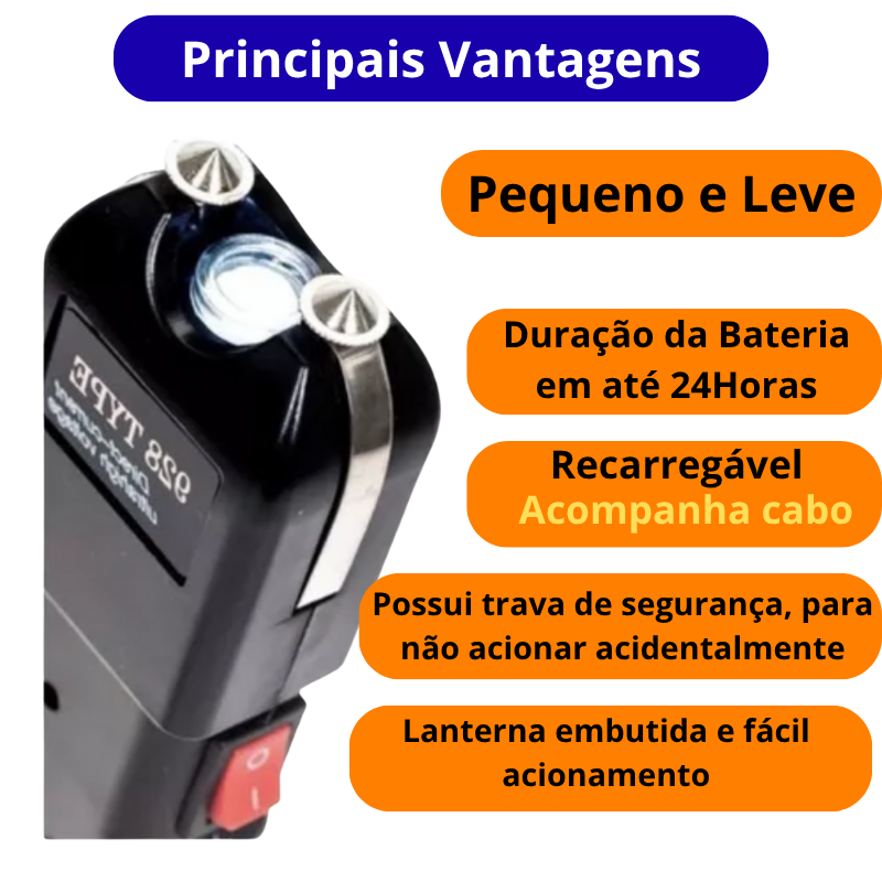 Lanterna Tática Auto DFS + Coldre de Brinde